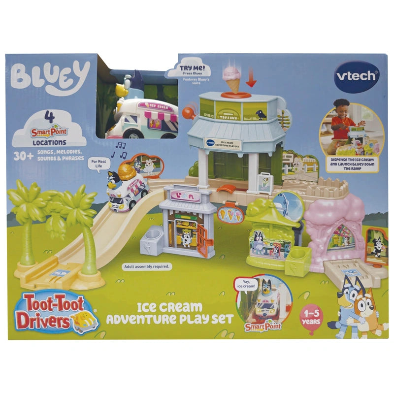 VTech Bluey Toot Toot Drivers Ice Cream Adventure Playset