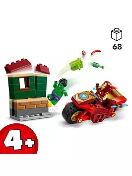 Lego Marvel 76287 Iron Man With Bike And The Hulk