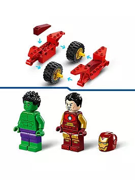 Lego Marvel 76287 Iron Man With Bike And The Hulk