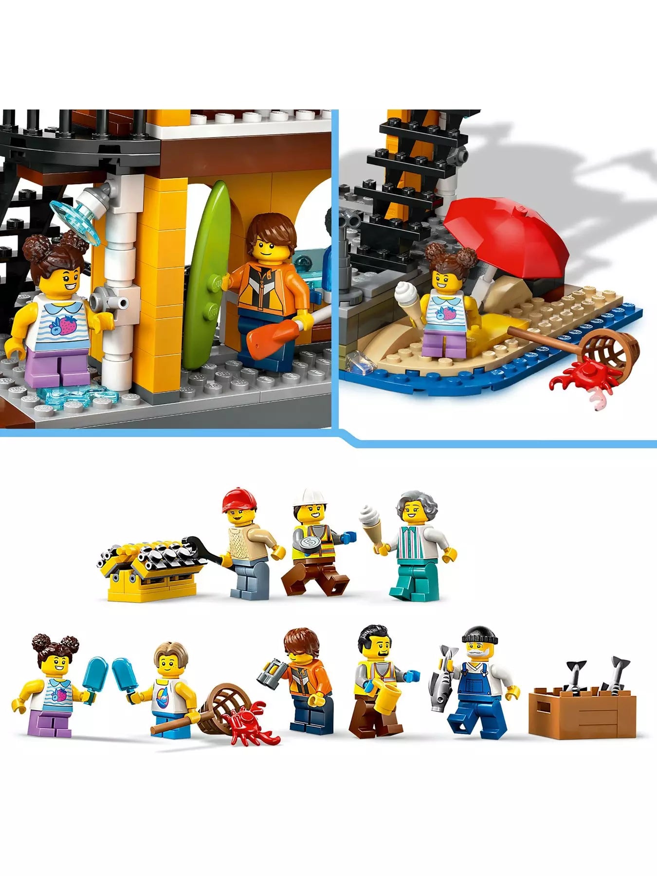 Lego City 60422 Seaside Harbour With Cargo Ship