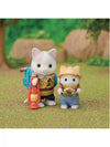 Sylvanian Families Exciting Exploration Set Latte Cat Brother And Baby