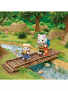 Sylvanian Families Exciting Exploration Set Latte Cat Brother And Baby