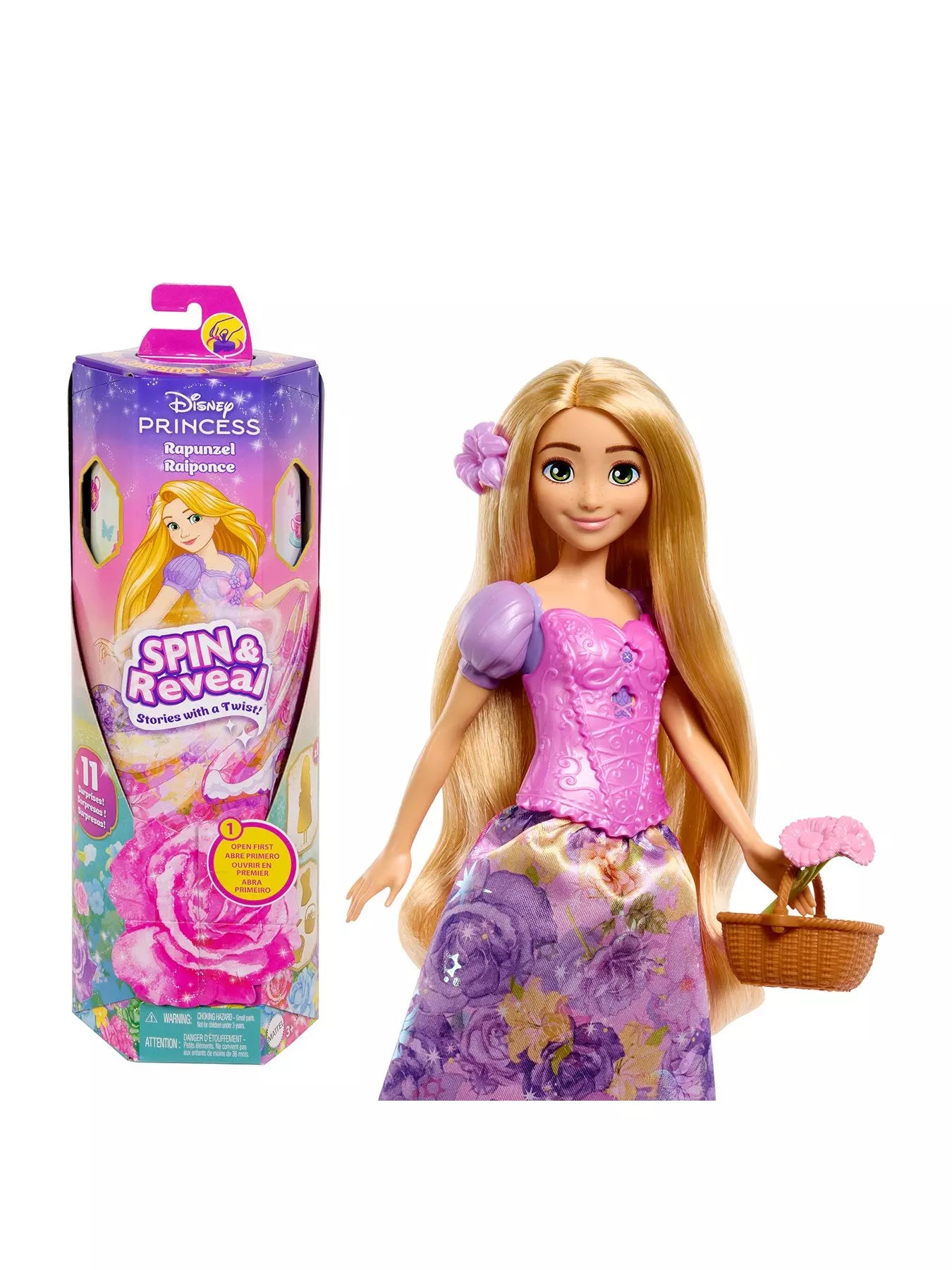 Disney Princess Rapunzel Spin And Reveal Rapunzel Doll