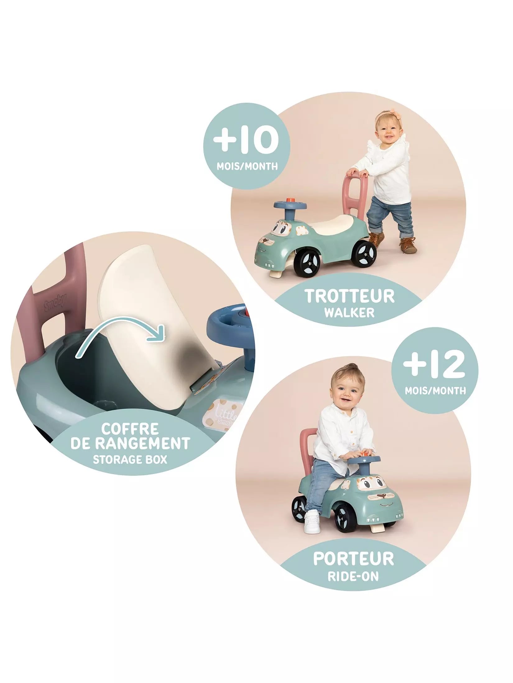 Smoby Little Smoby Auto Ride On