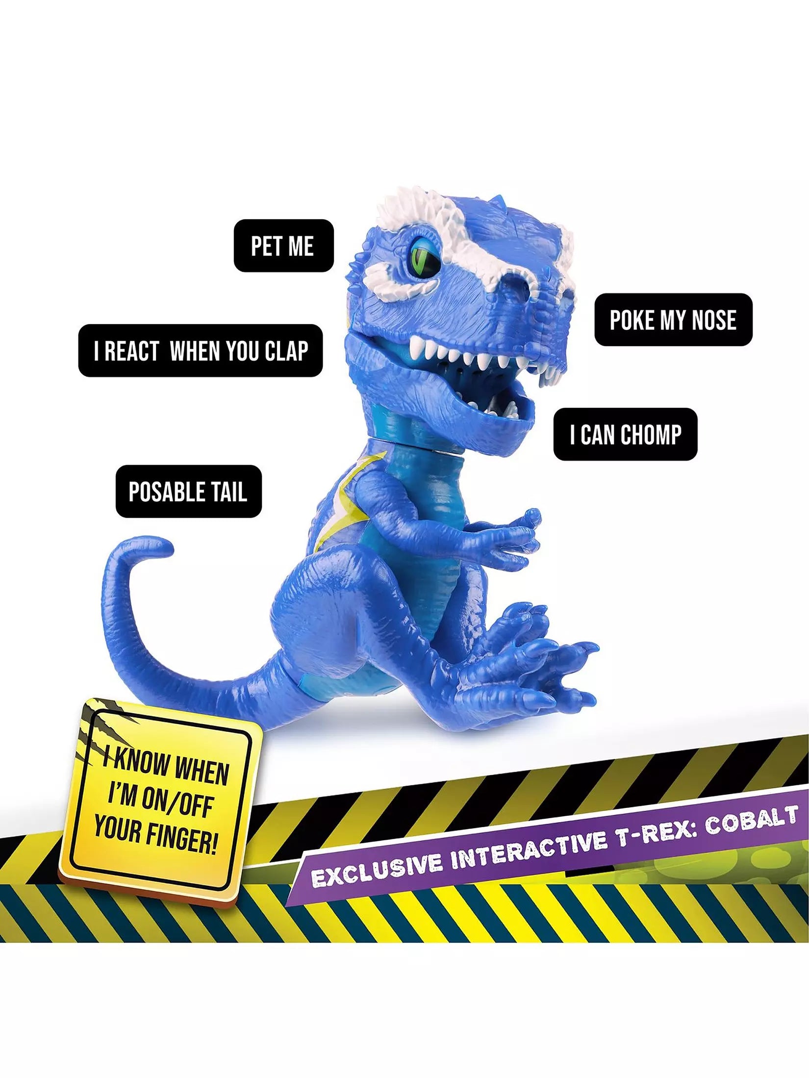 Roaring Dinosaur Interactive T-Rex Cobalt