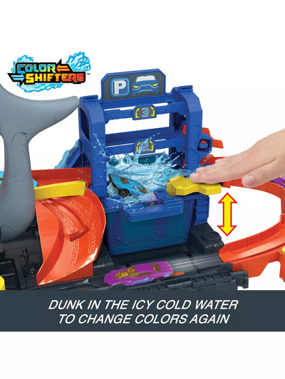 Hot Wheels Ultra Shark Car Wash Playset