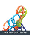 Hot Wheels 4 Loop Crash Out Playset