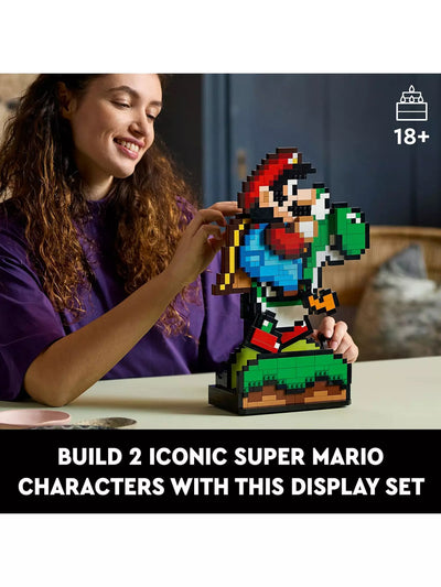 Lego Super Mario 71438 Super Mario World Mario And Yoshi Interactive Model Set