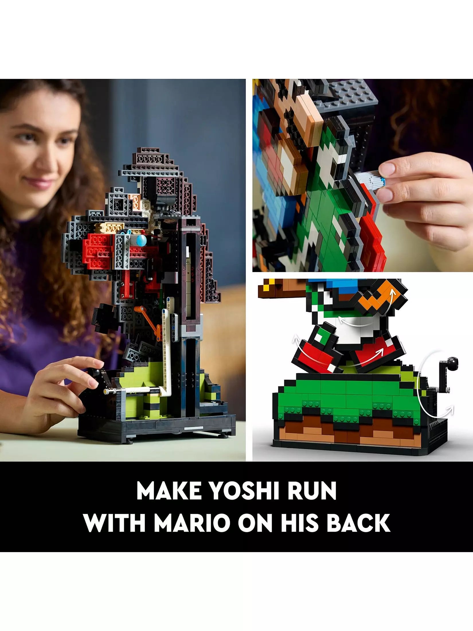 Lego Super Mario 71438 Super Mario World Mario And Yoshi Interactive Model Set