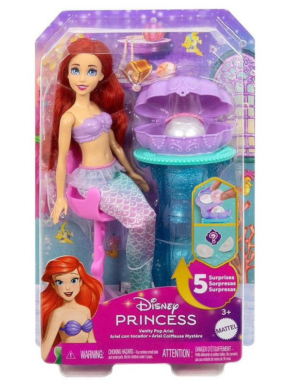 Disney Princess Vanity Pop Ariel Doll With 5 Surprises