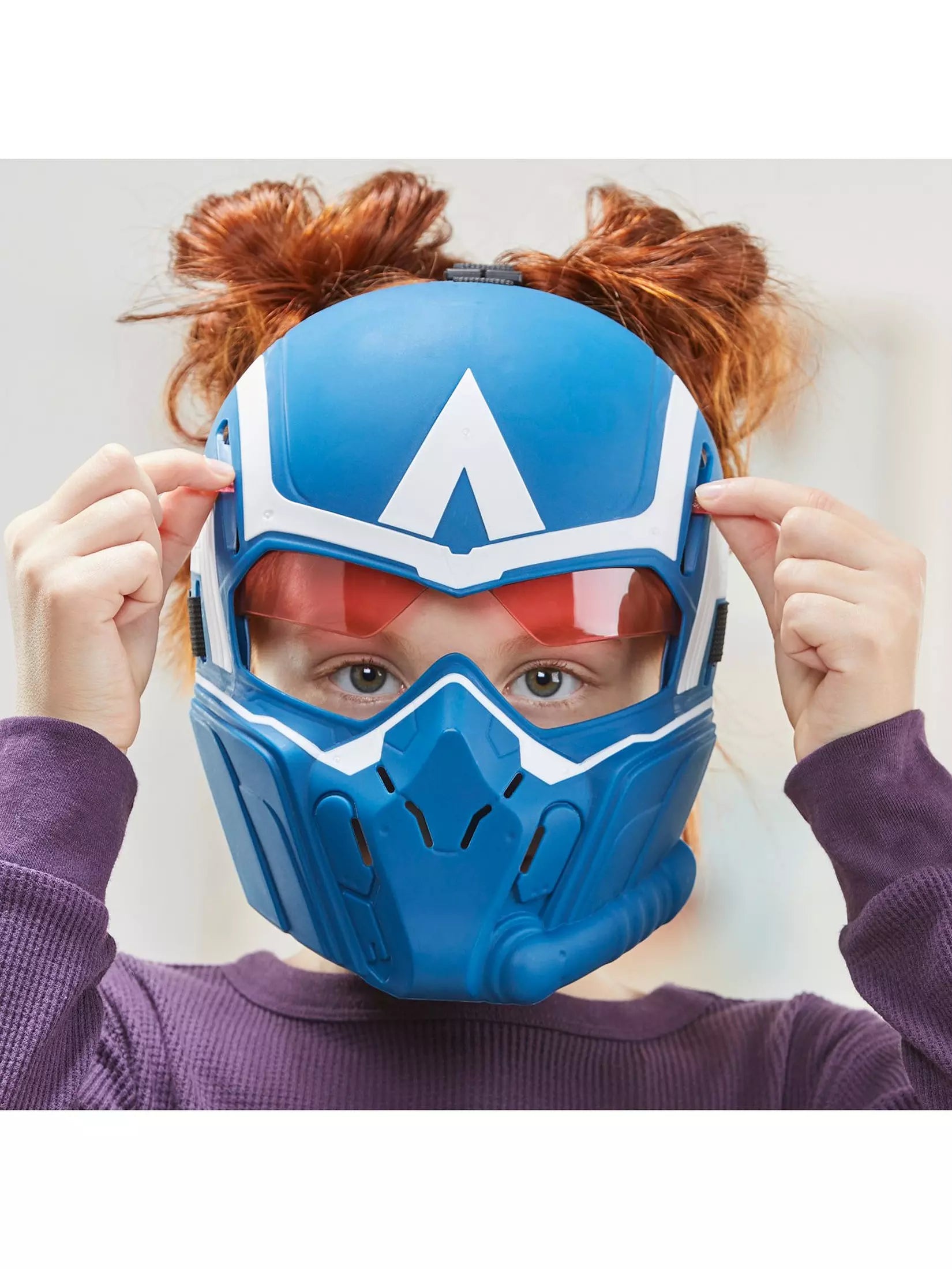 Marvel Avengers Captain America Flight Vision Costume Mask