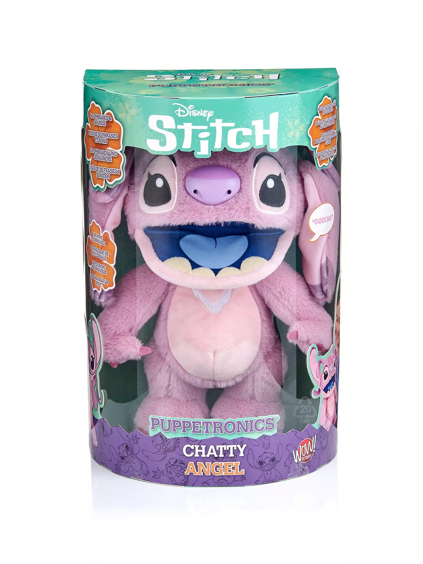 Disney Stitch Puppetronics Chatty Angel