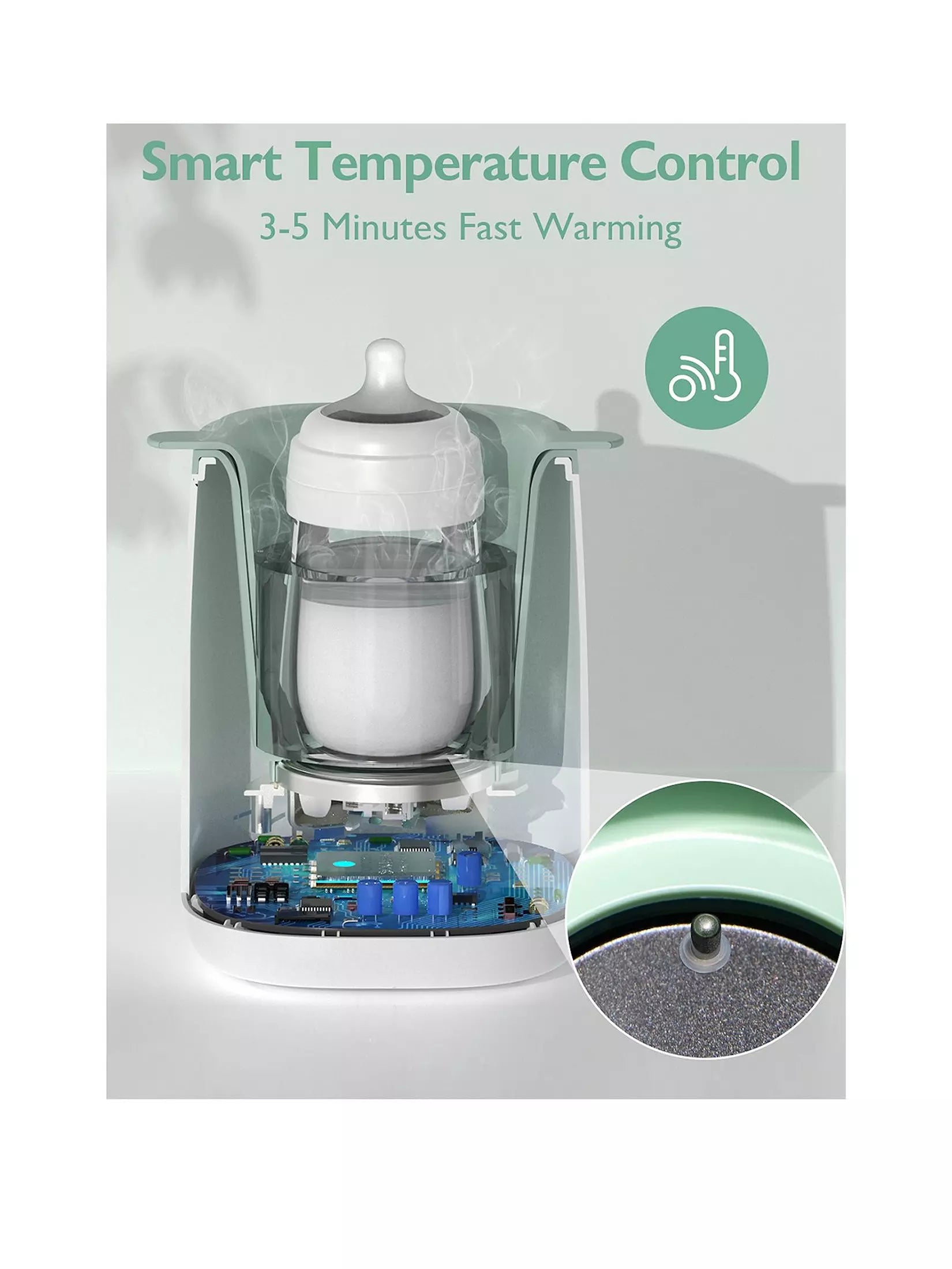 Momcozy Nutri Smart 9 In 1  Analog Baby Bottle Warmer