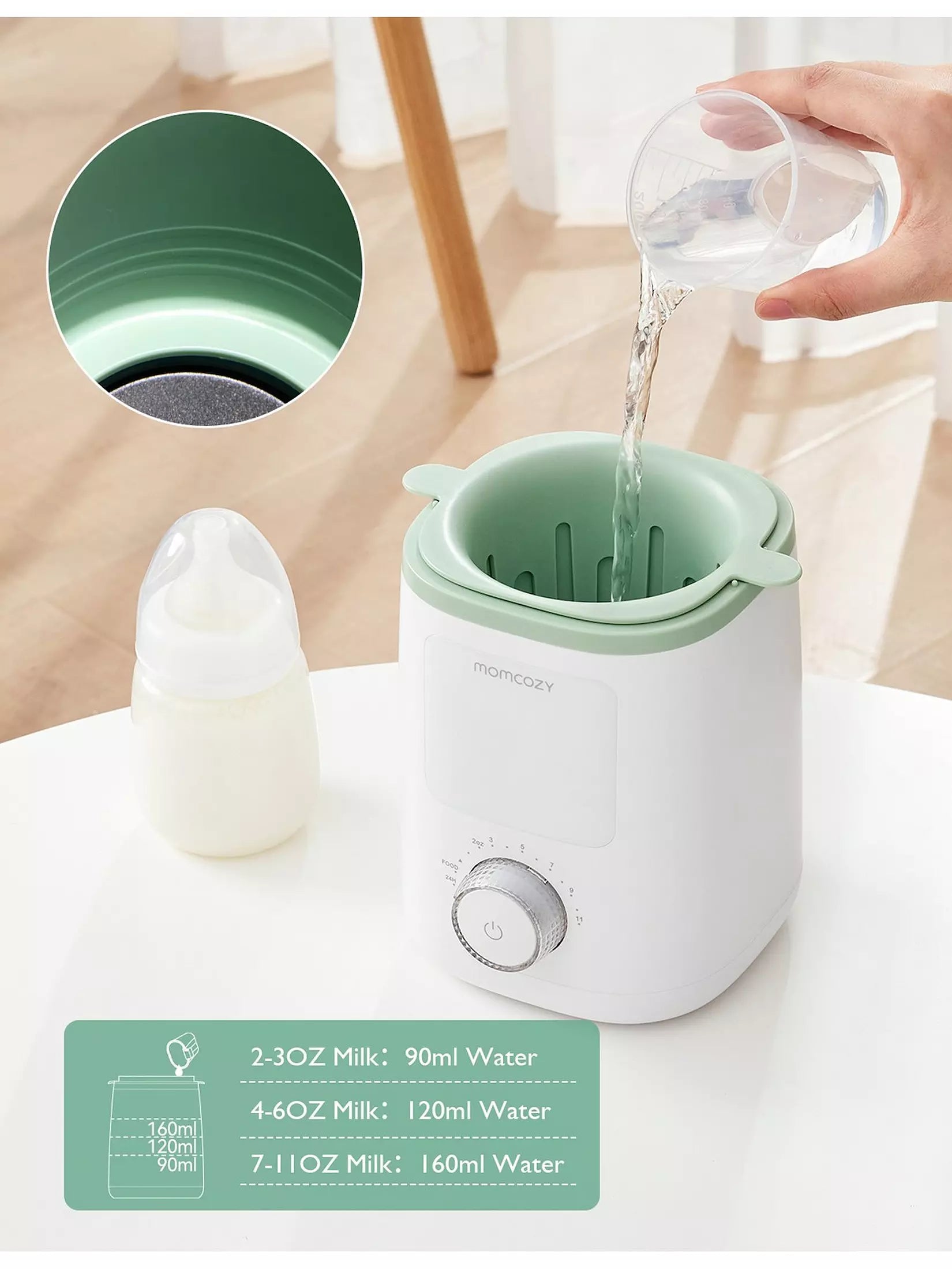 Momcozy Nutri Smart 9 In 1  Analog Baby Bottle Warmer