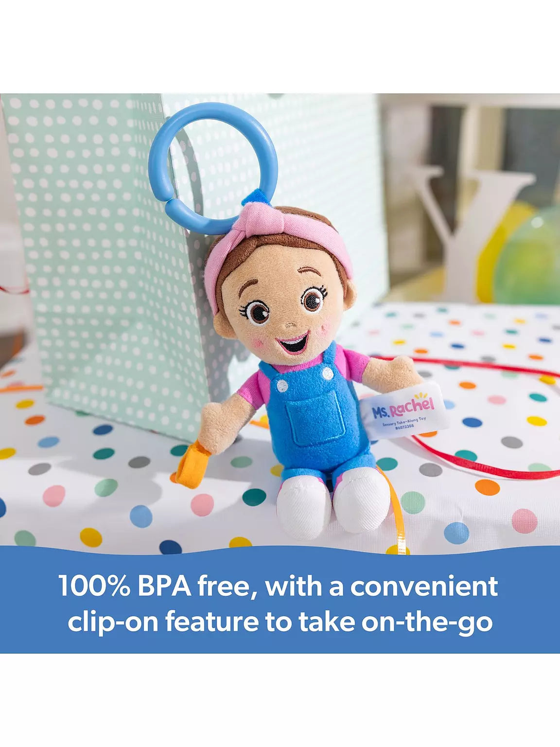 Ms. Rachel Sensory Take Along Soft Toy