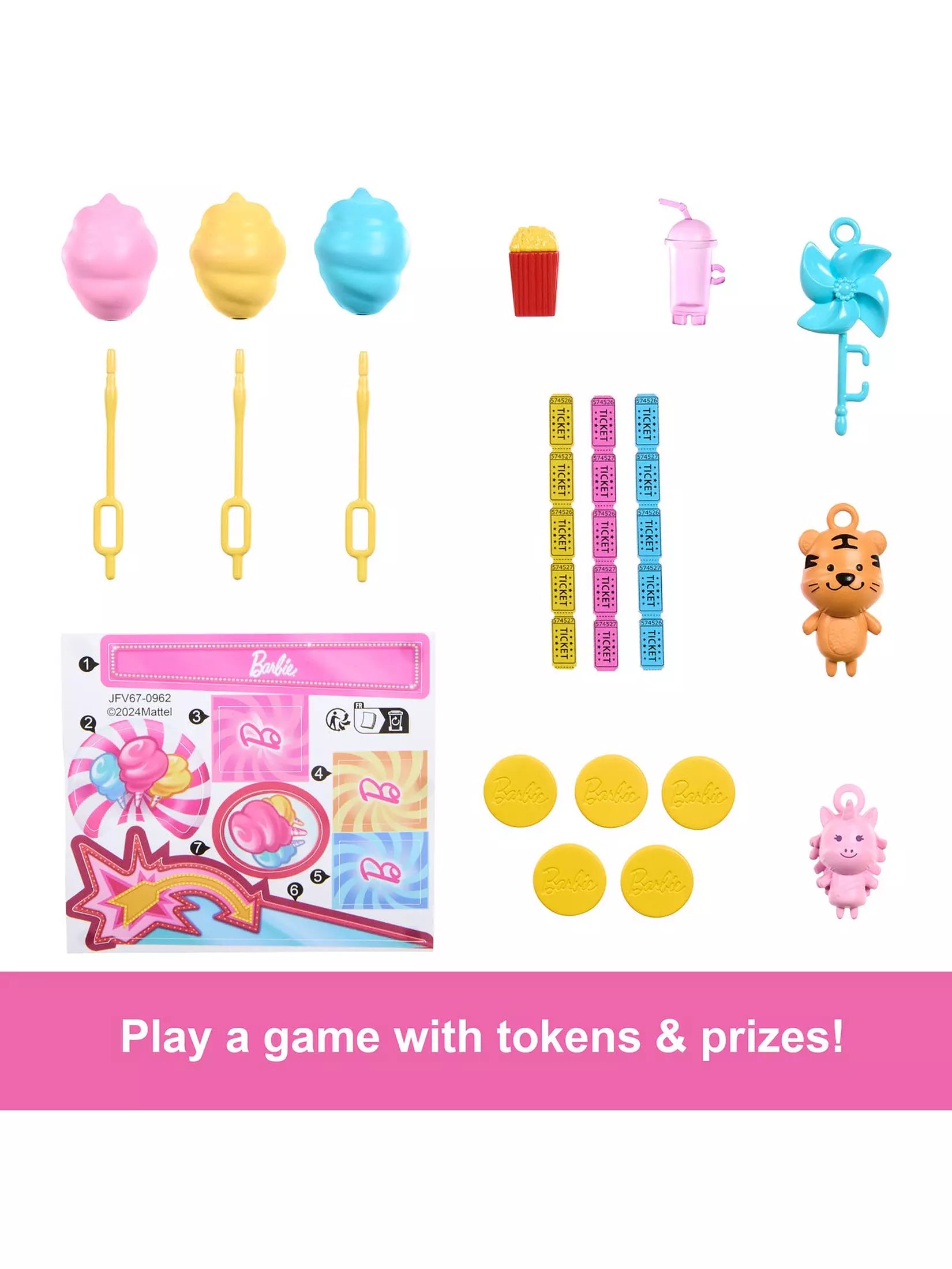 Barbie Beach Detectives Cotton Candy And Game Playset