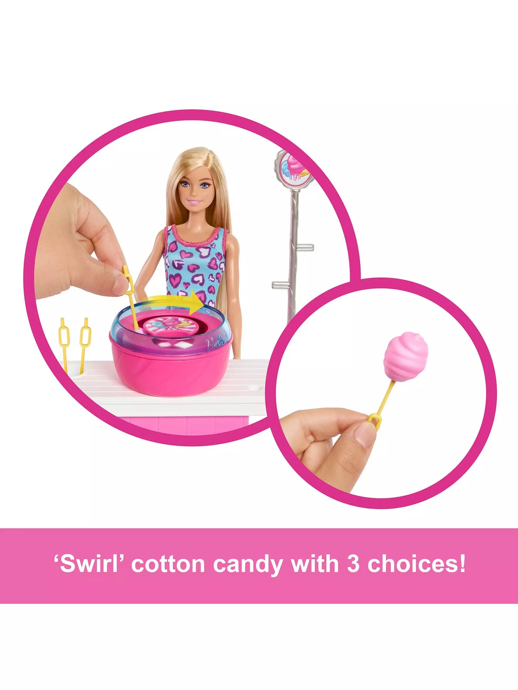 Barbie Beach Detectives Cotton Candy And Game Playset