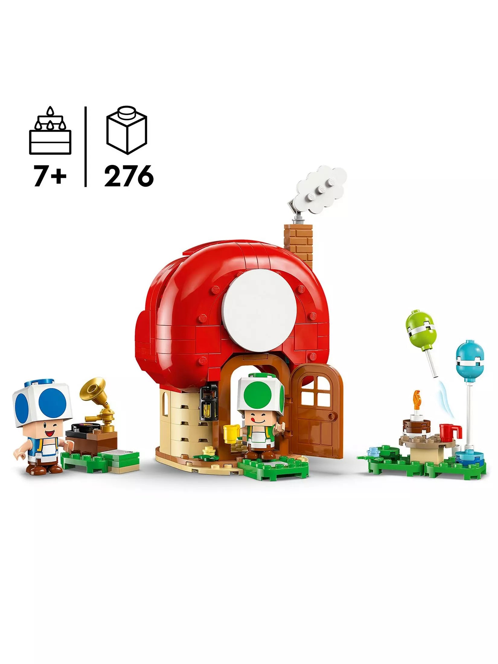 Lego Super Mario 72041 Party At Toad's House