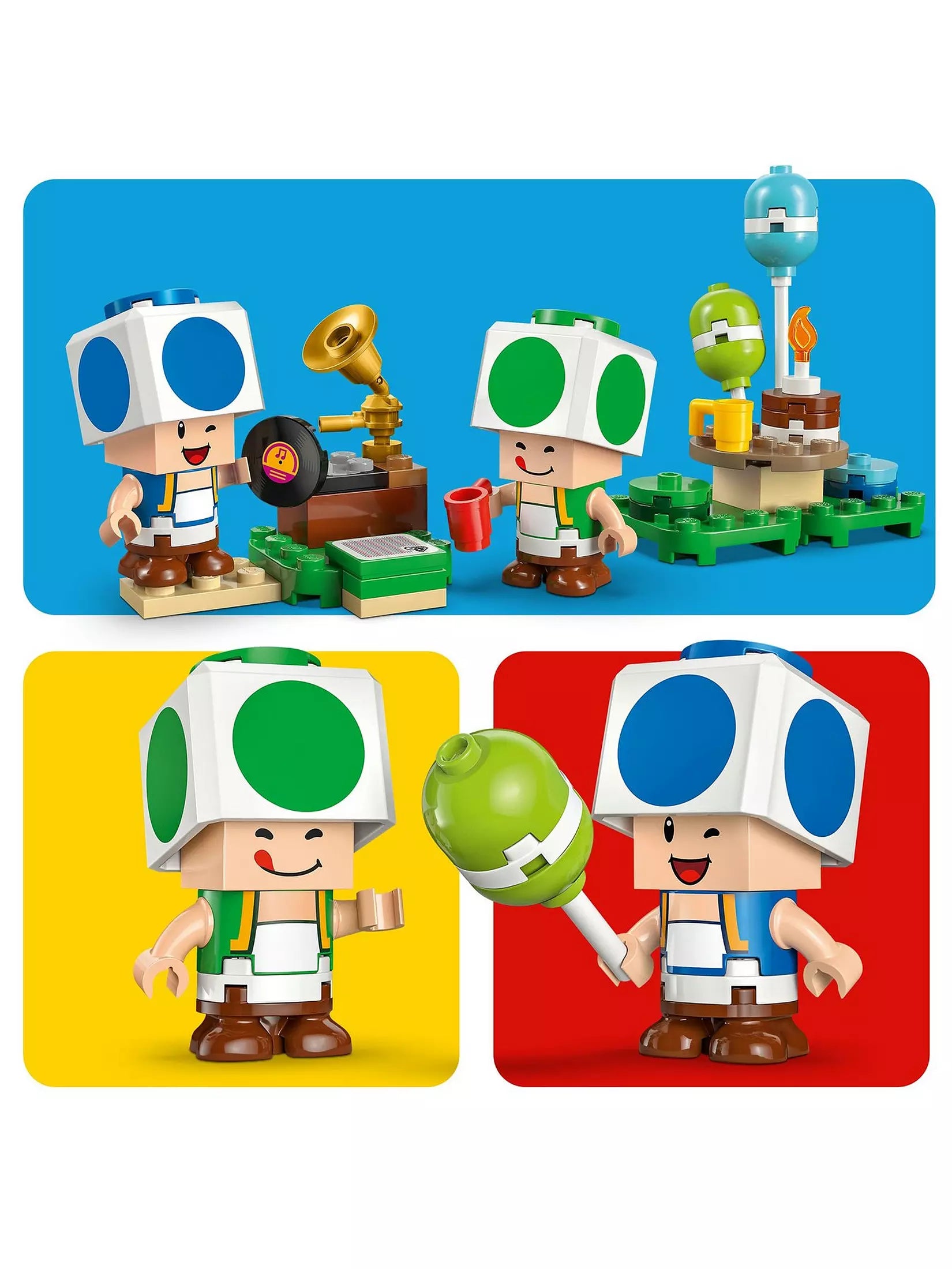 Lego Super Mario 72041 Party At Toad's House