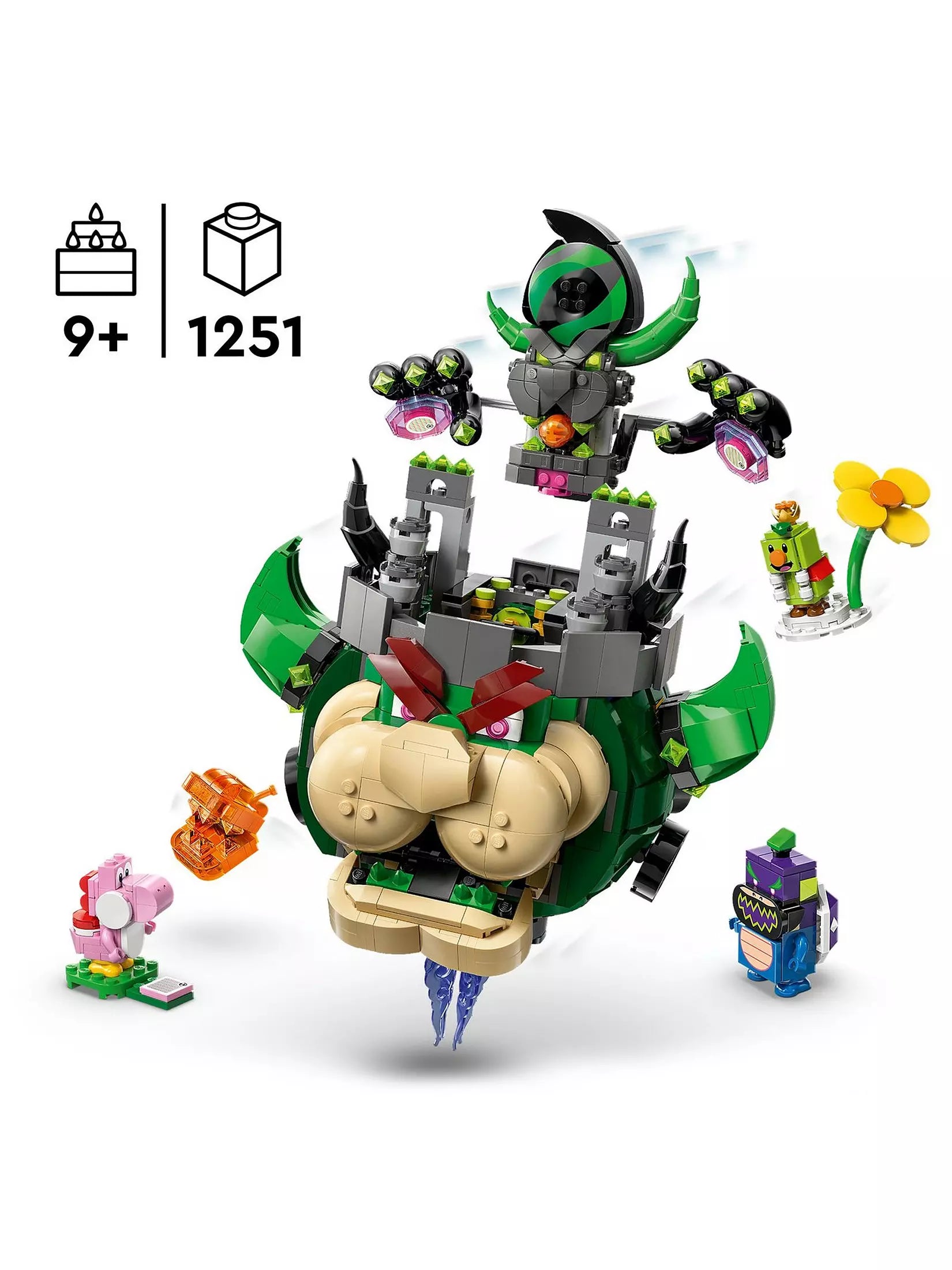 Lego Super Mario 72042 Prince Florian And Castle Bowser