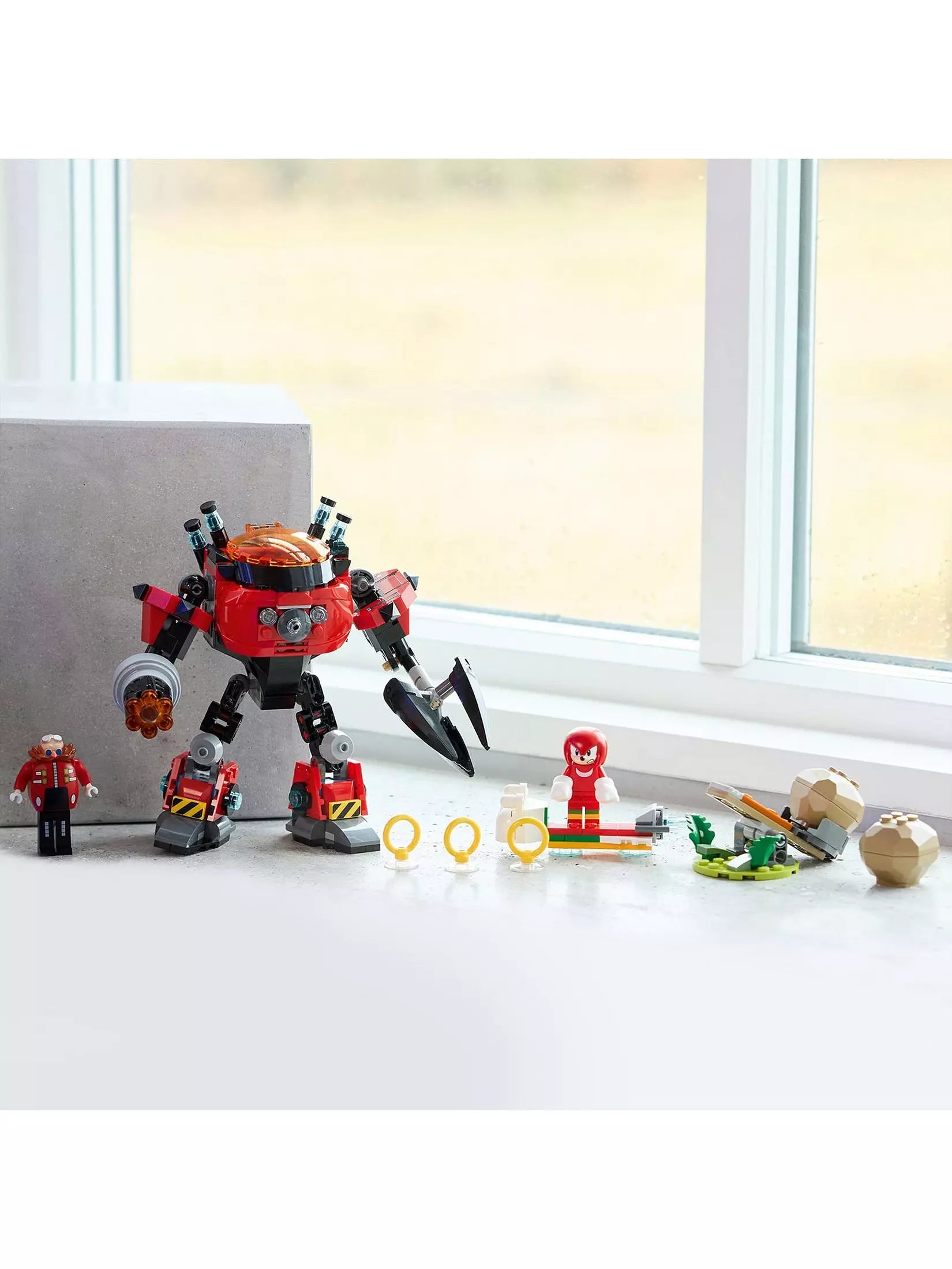 Lego Sonic The Hedgehog 77005 Kuckles vs Dr Eggman Egg Crusher Mec