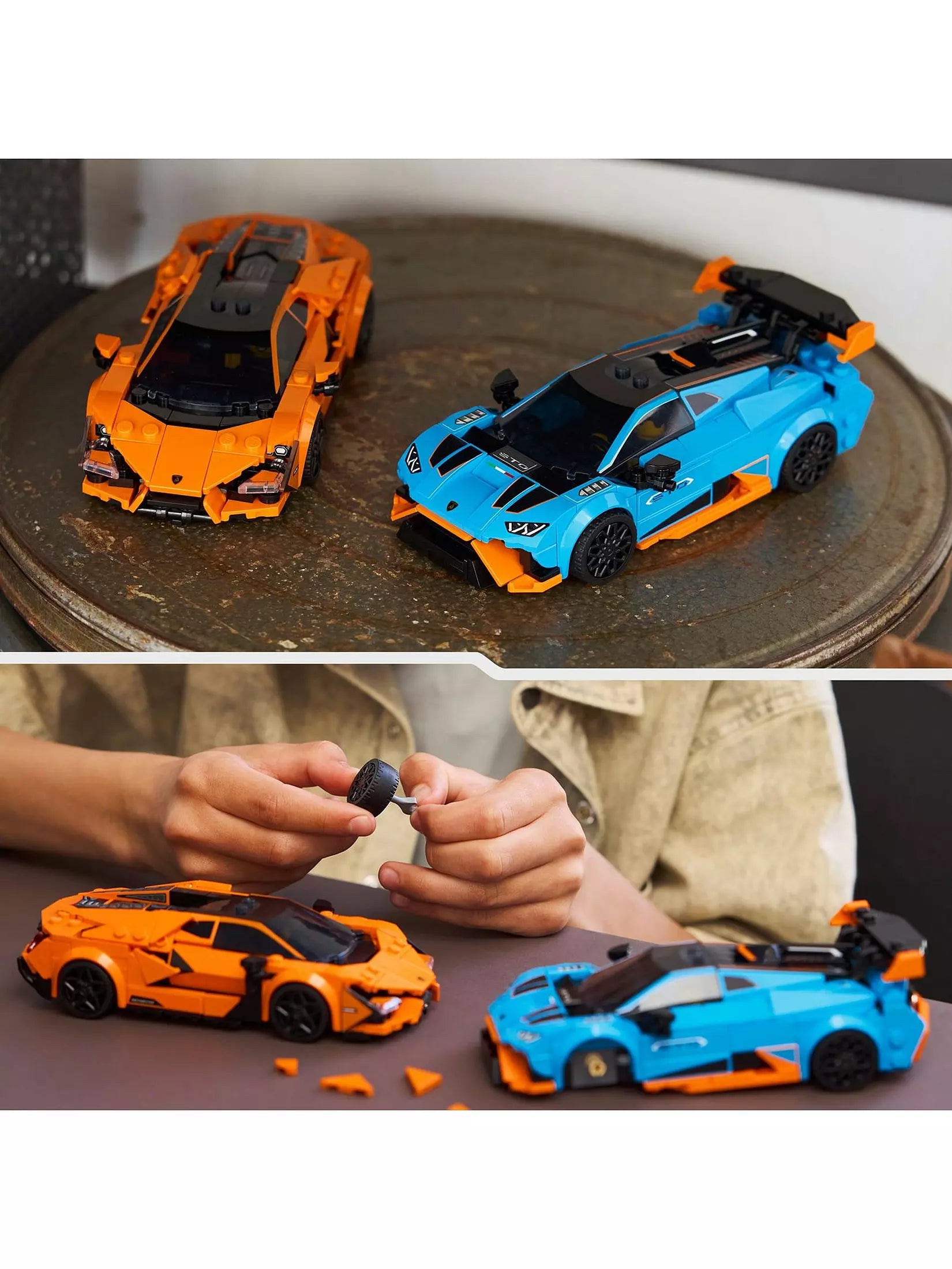 Lego Speed Champions 77238 Lamborghini Revuelto And Lamborghini Huracan STO