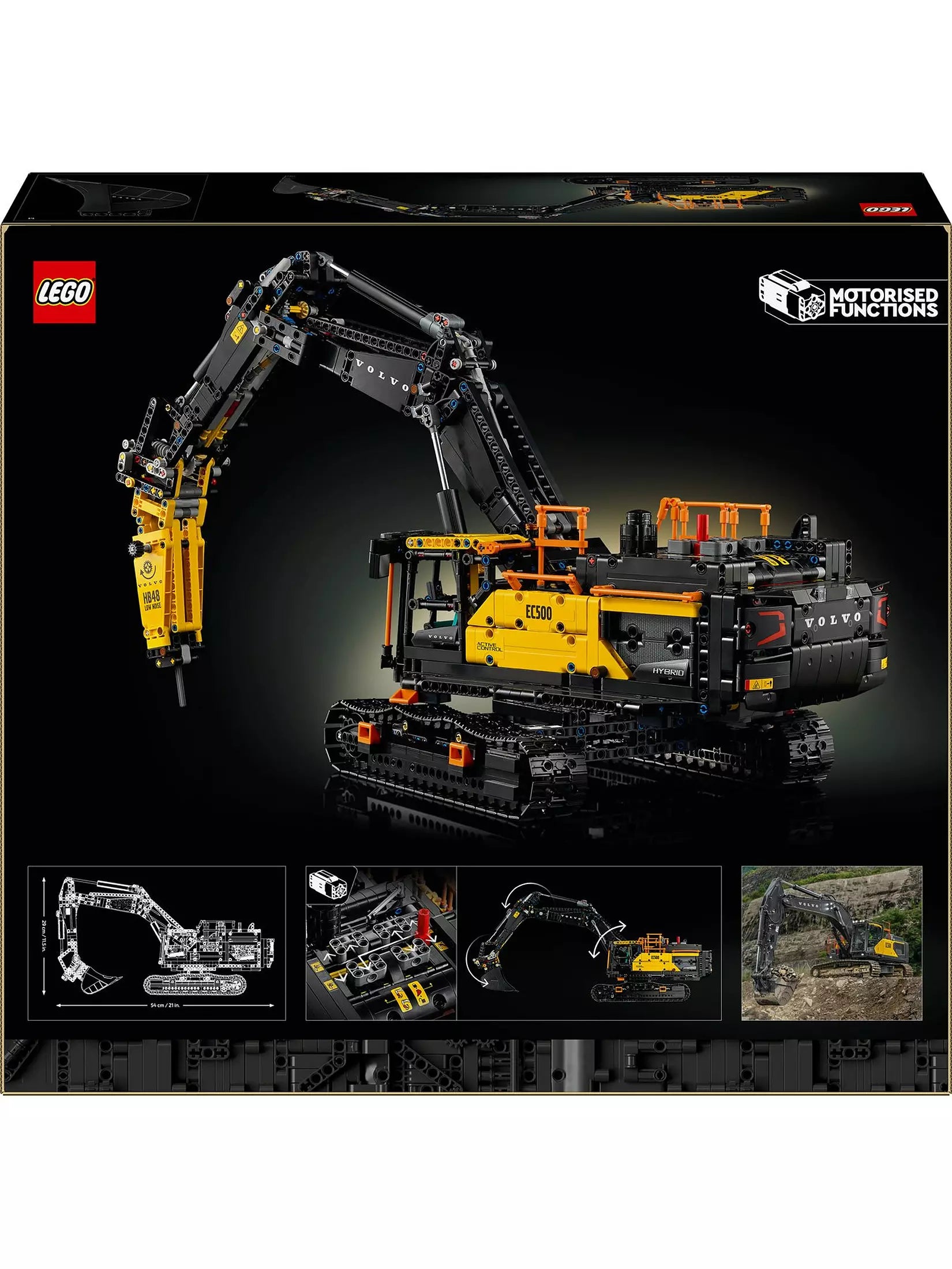 Lego Technic 42215 Volvo EC500 Hybrid Excavator Set