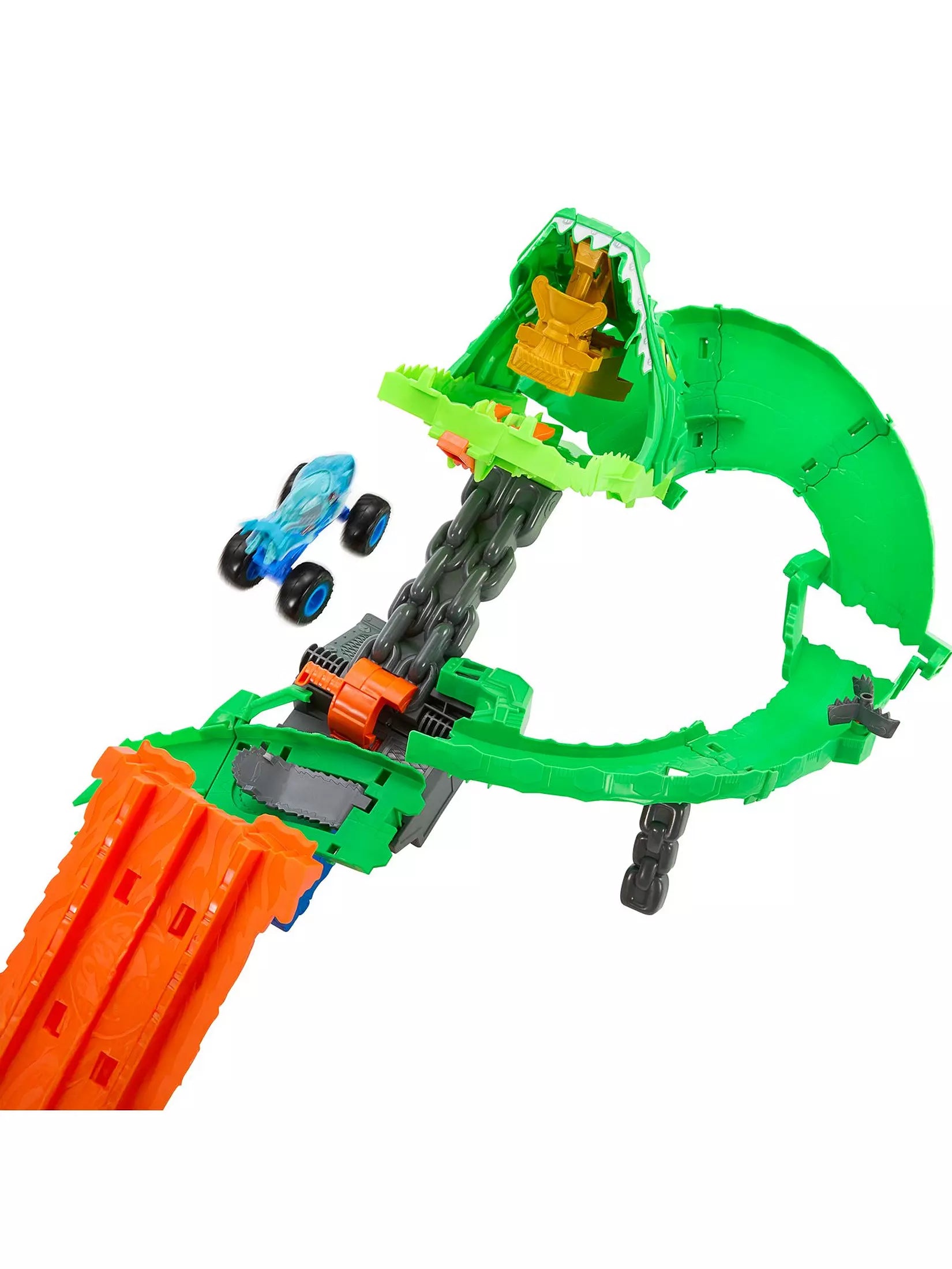 Hot Wheels Monster Trucks Demolition Dragon Track Set