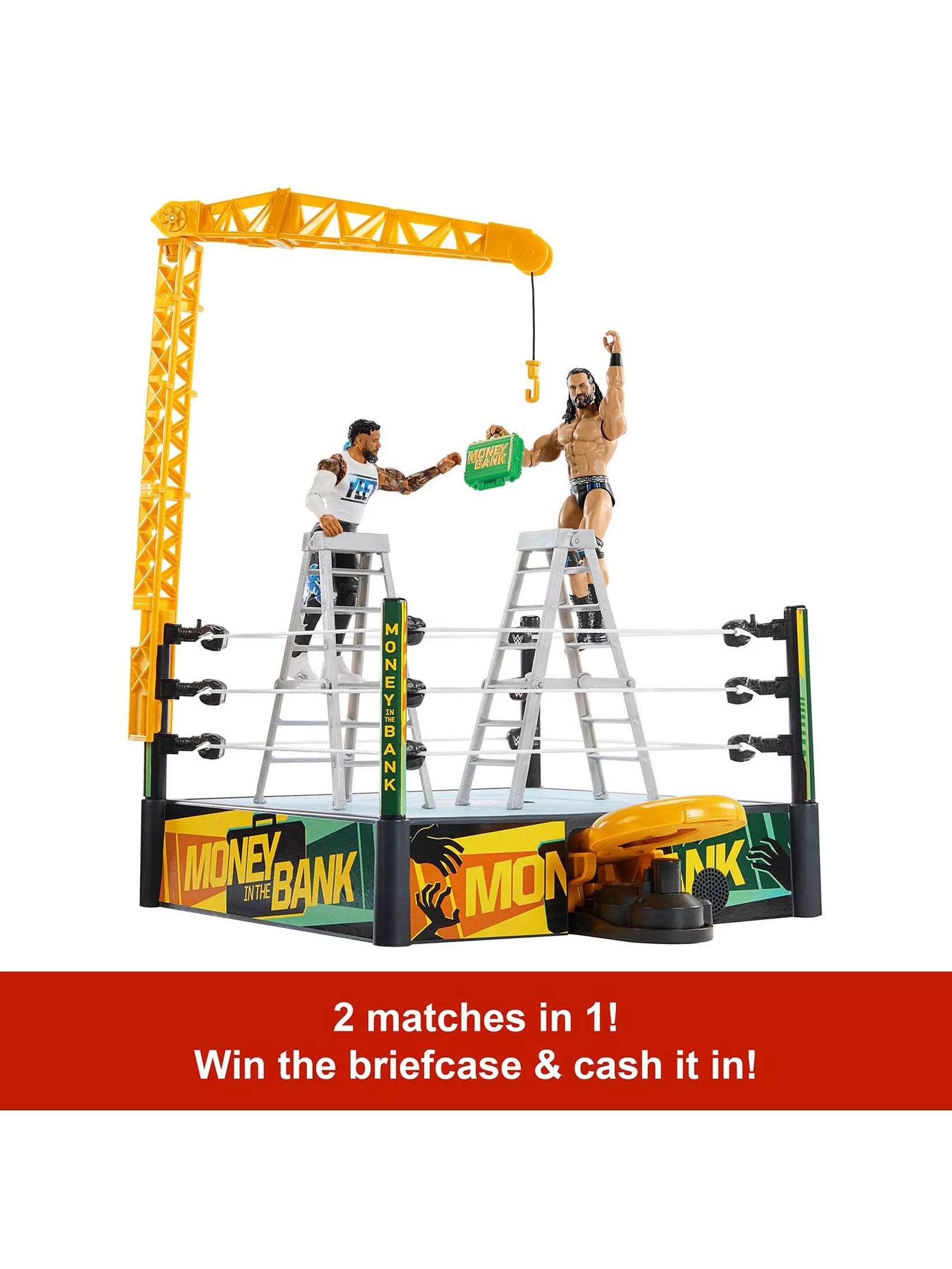WWE Money In The Bank Cash In Ring Playset