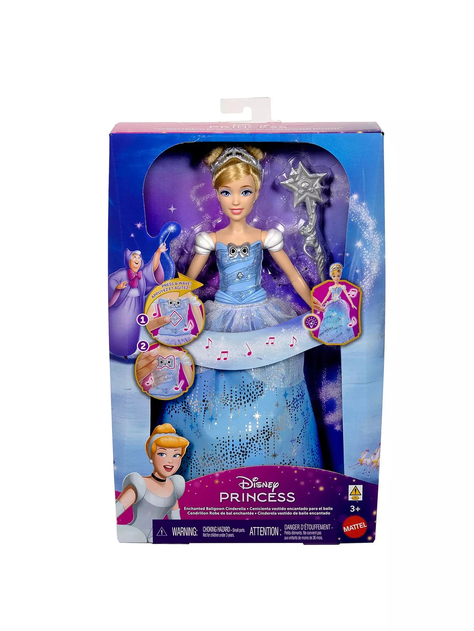 Disney Princess Cinderella Enchanted Ballgown Doll