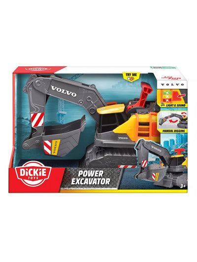 Dickie Toys Volvo Power Excavator With Light And Sound