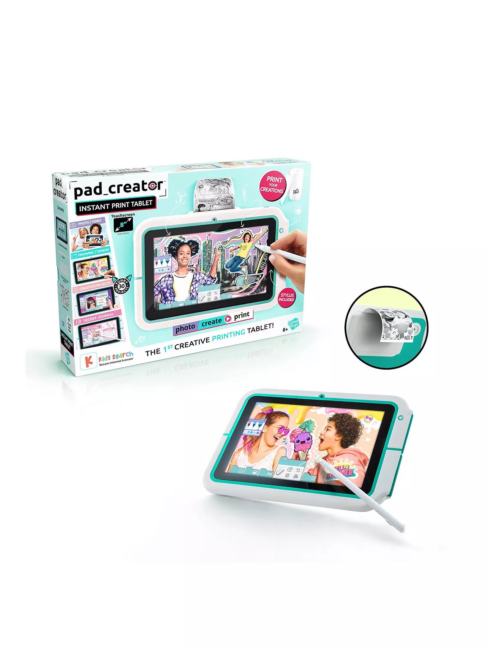 Pad Creator Instant Print Tablet With Camera