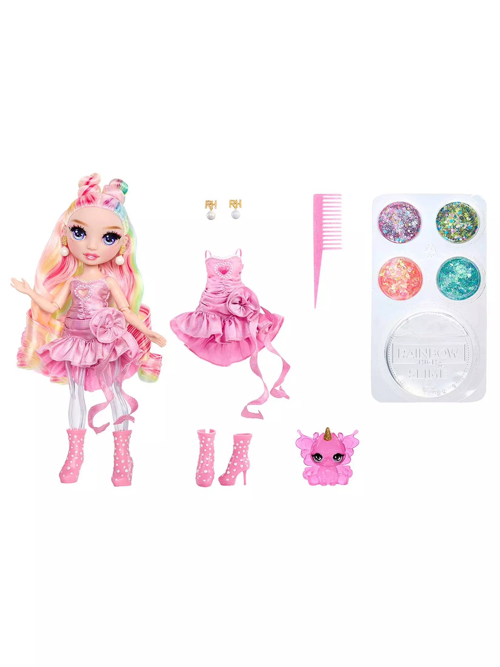 Rainbow High Rainbow Shimmers Doll With Slime Bella Parker