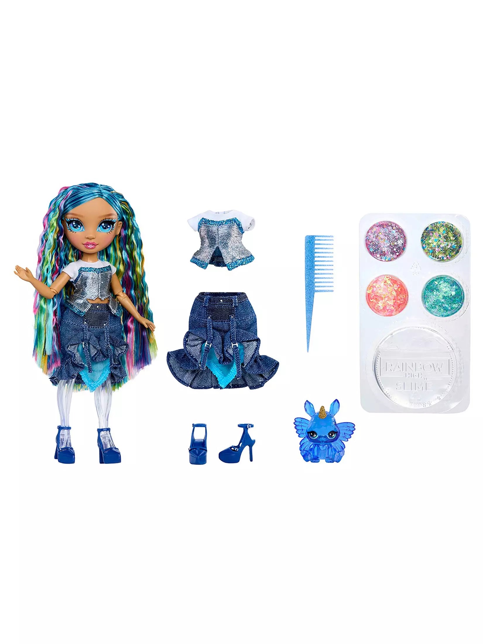 Rainbow High Rainbow Shimmers Doll With Slime Skyler Bradshaw