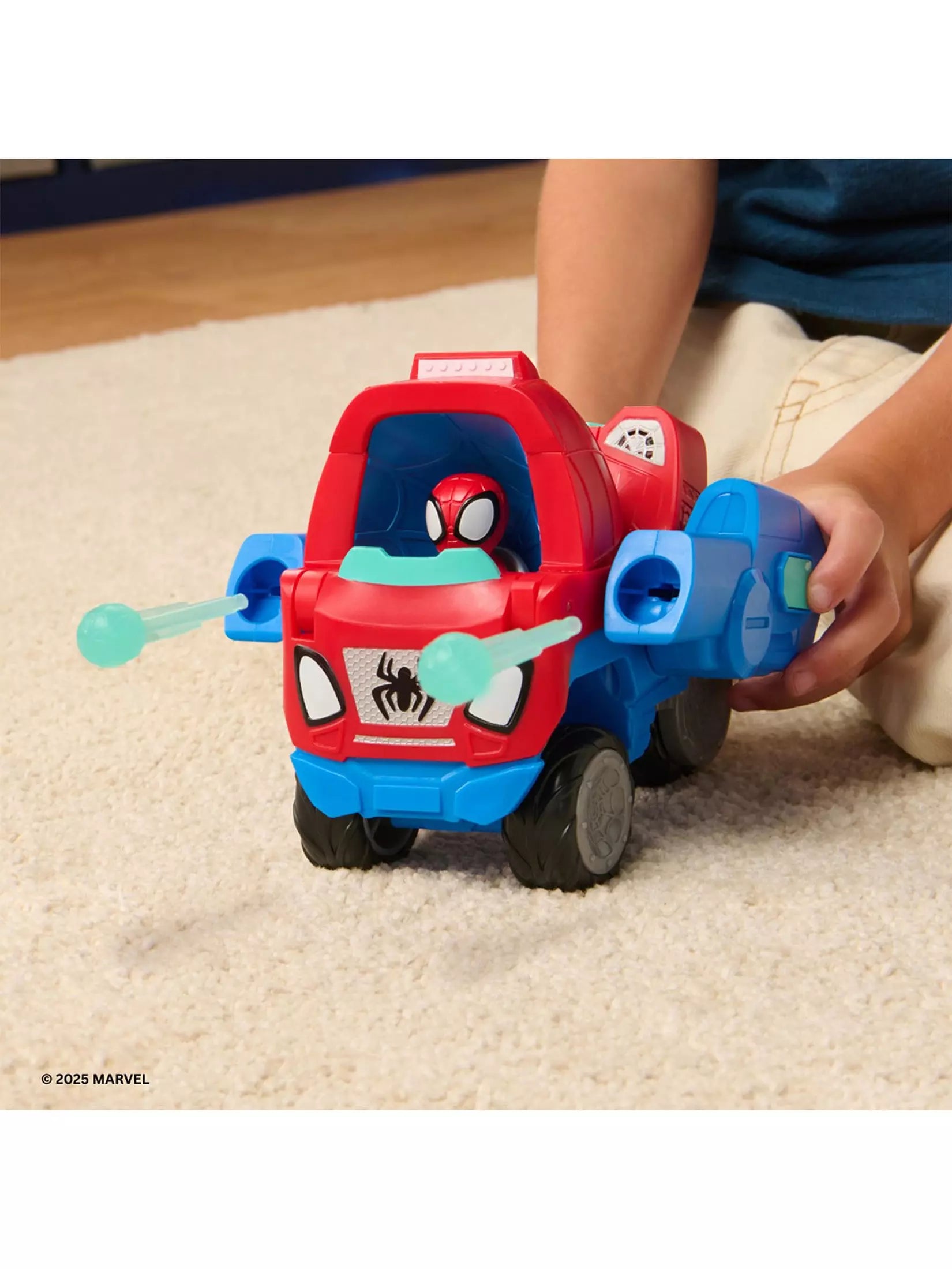 SpiderMan Spidey And His Amazing Friends Spidey's Transforming Web Wave Cruiser