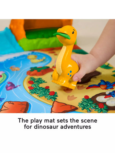 Fisher Price Little People Dinosaur Village And Playmat Playset