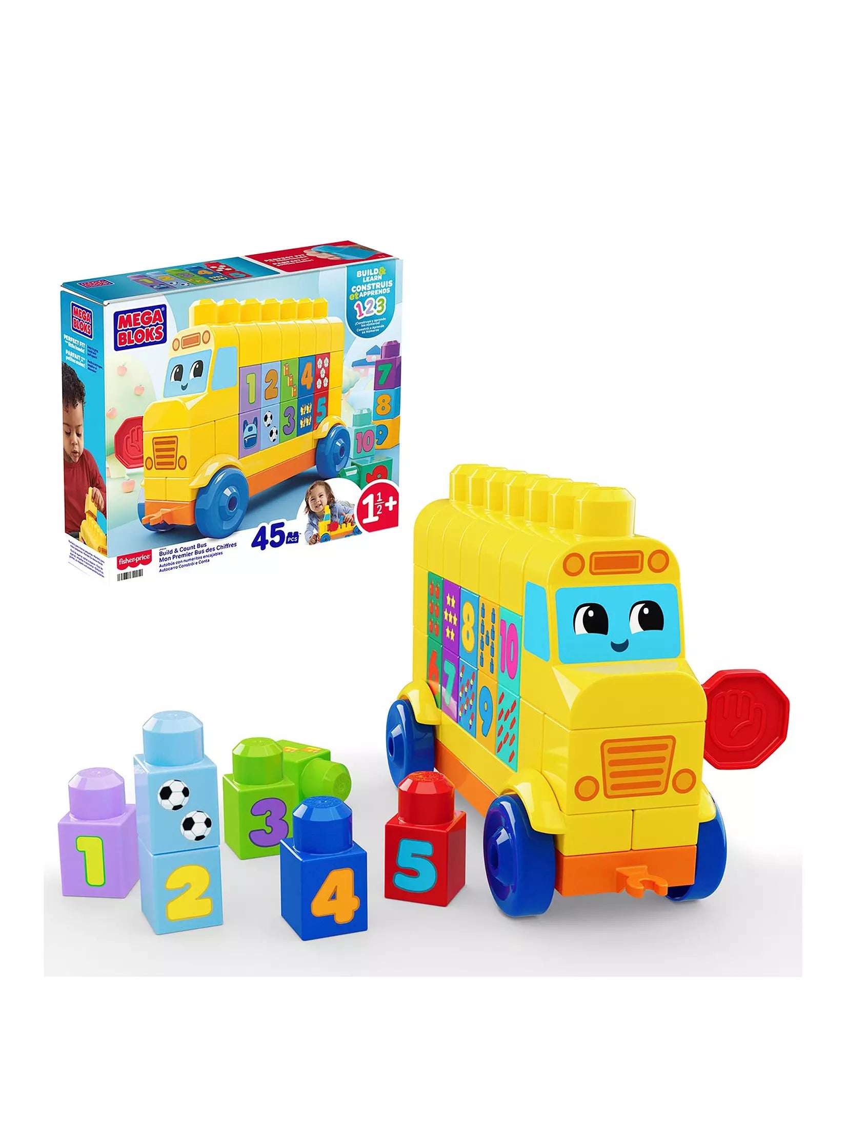 Mega Bloks Build And Count Bus
