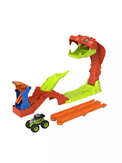 Hot Wheels Monster Trucks Snake Slam Takedown Playset