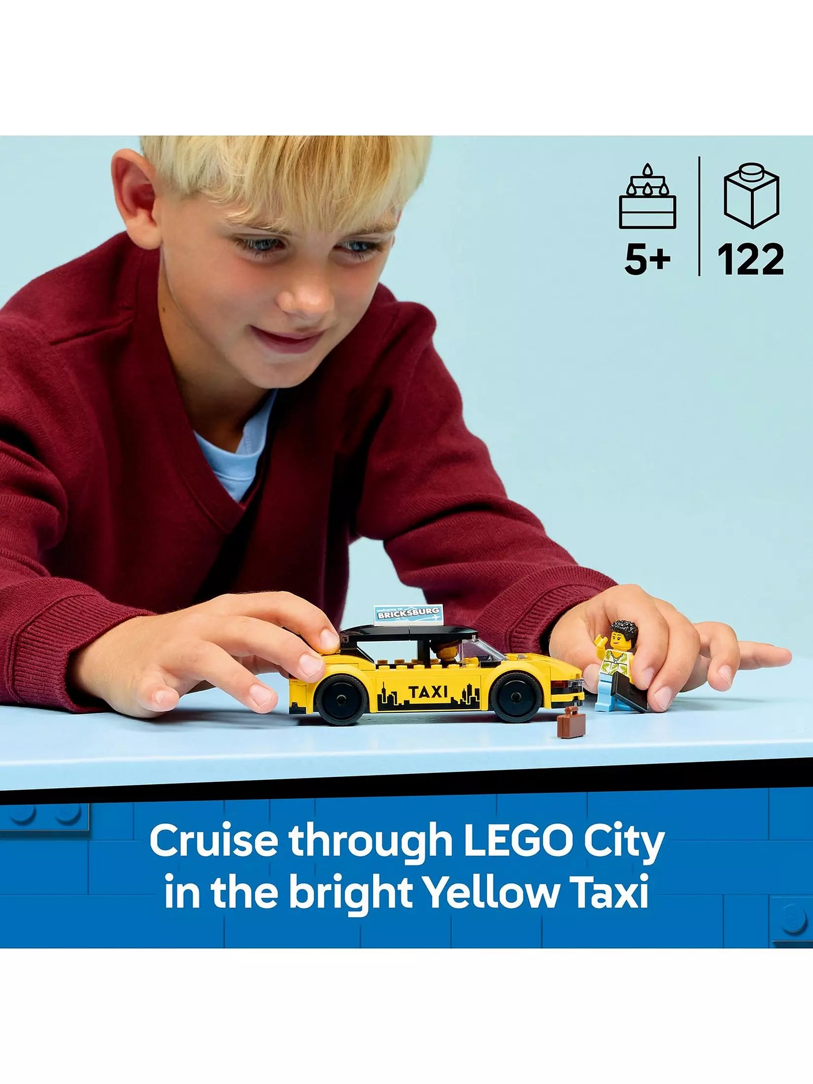 Lego City 60487 Yellow Taxi