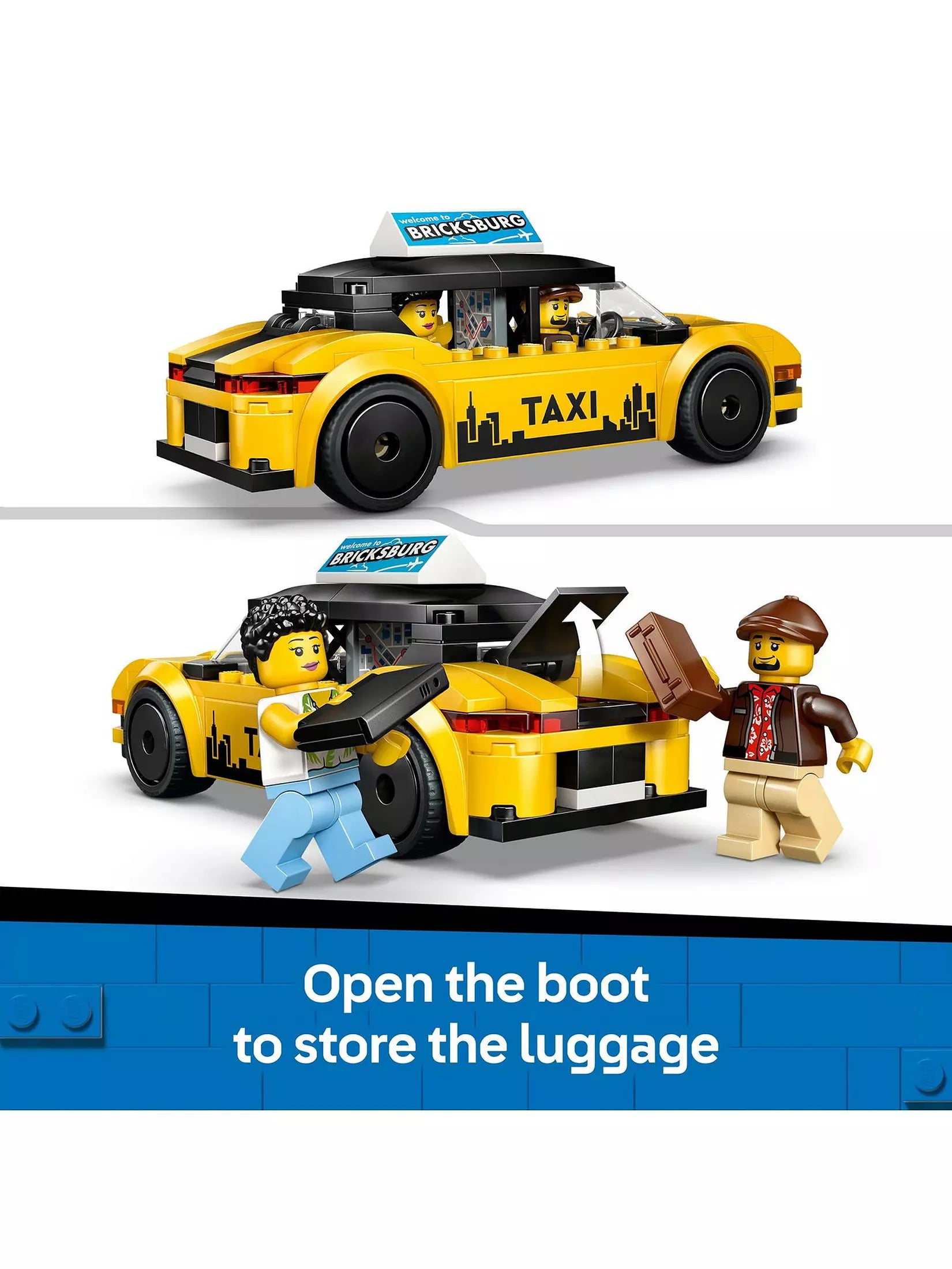 Lego City 60487 Yellow Taxi