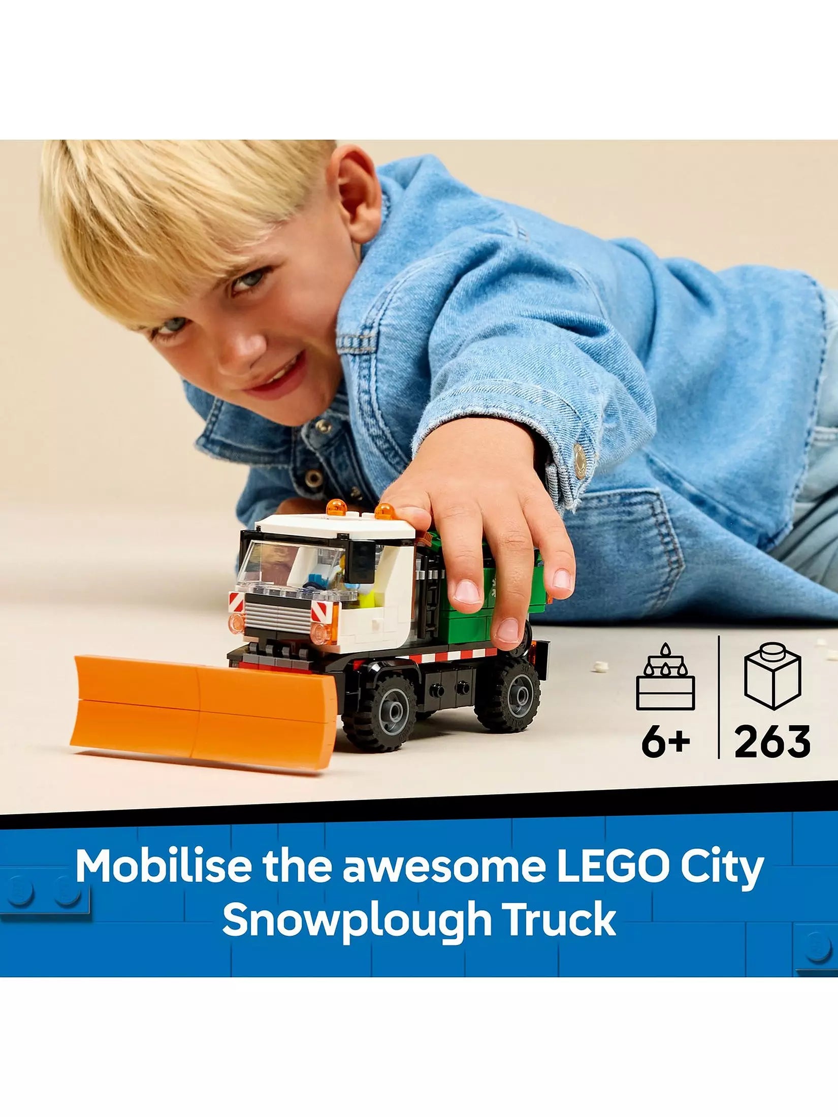 Lego City 60490 Snowplough