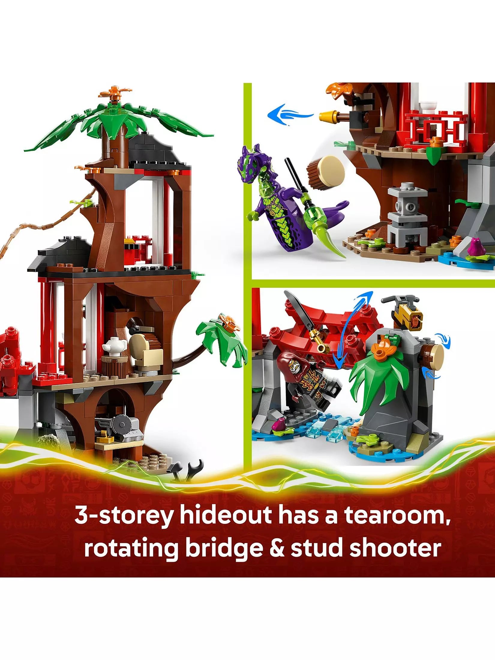Lego Ninjago 71857 Ninja Vehicle Tree House Battle