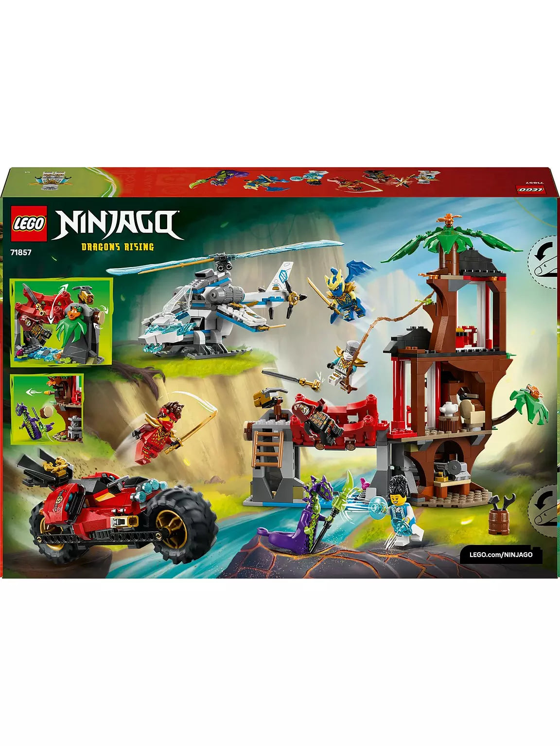 Lego Ninjago 71857 Ninja Vehicle Tree House Battle