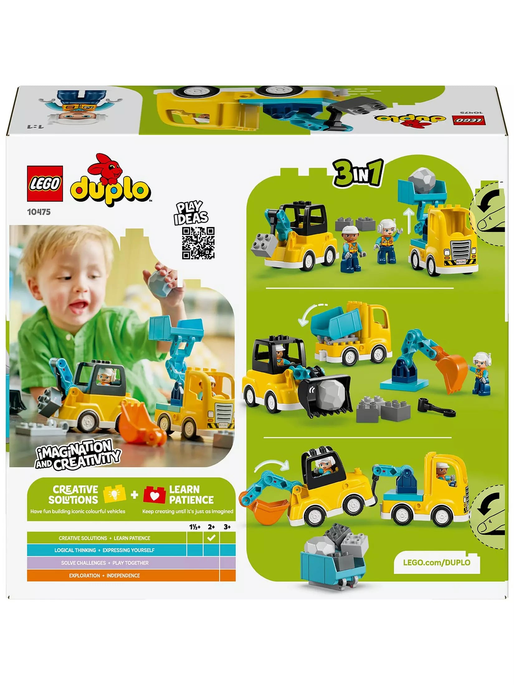Lego Duplo 10475 3 In 1 Construction Vehicles