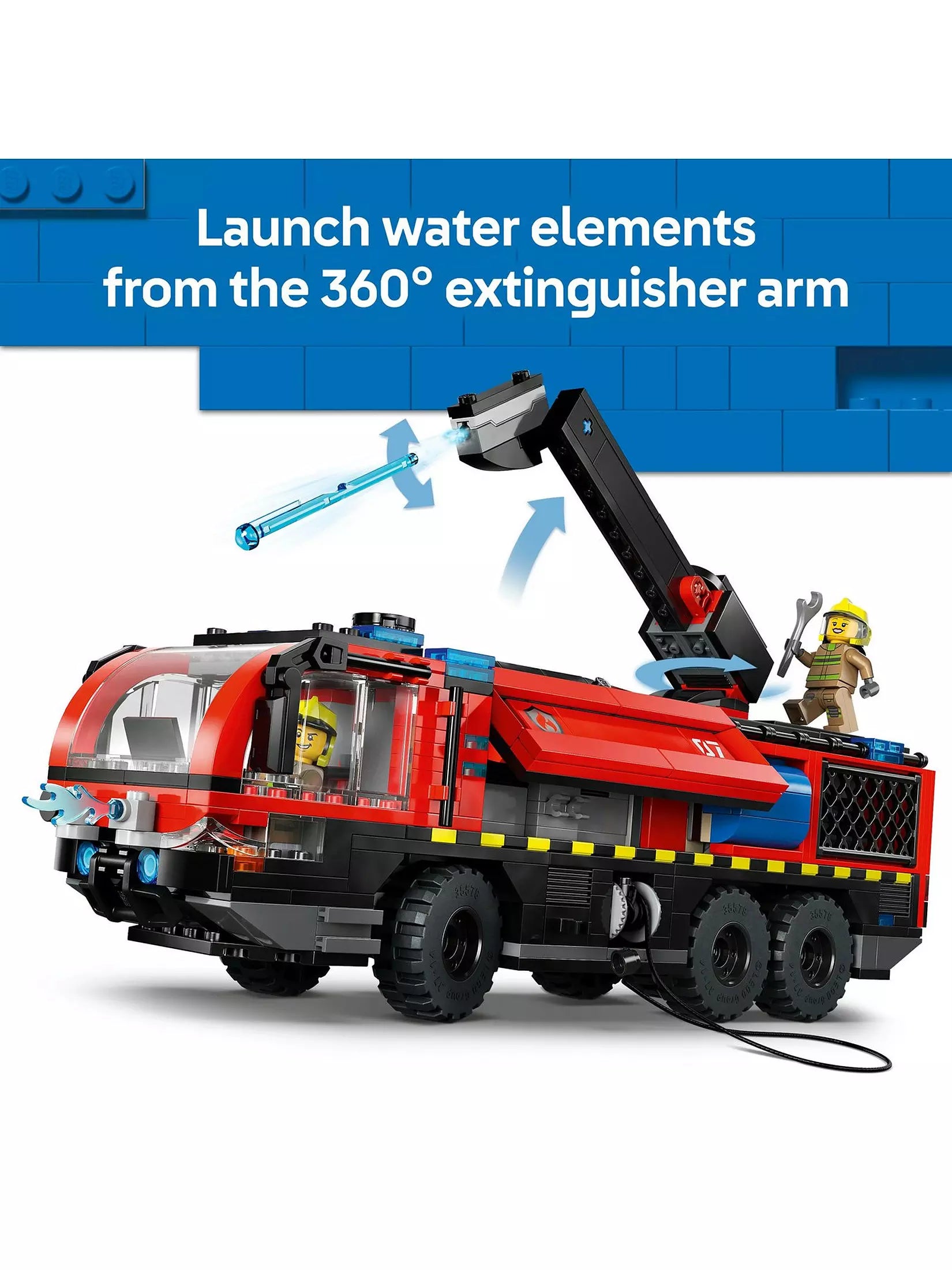 Lego City 60499 Airport Fire Truck