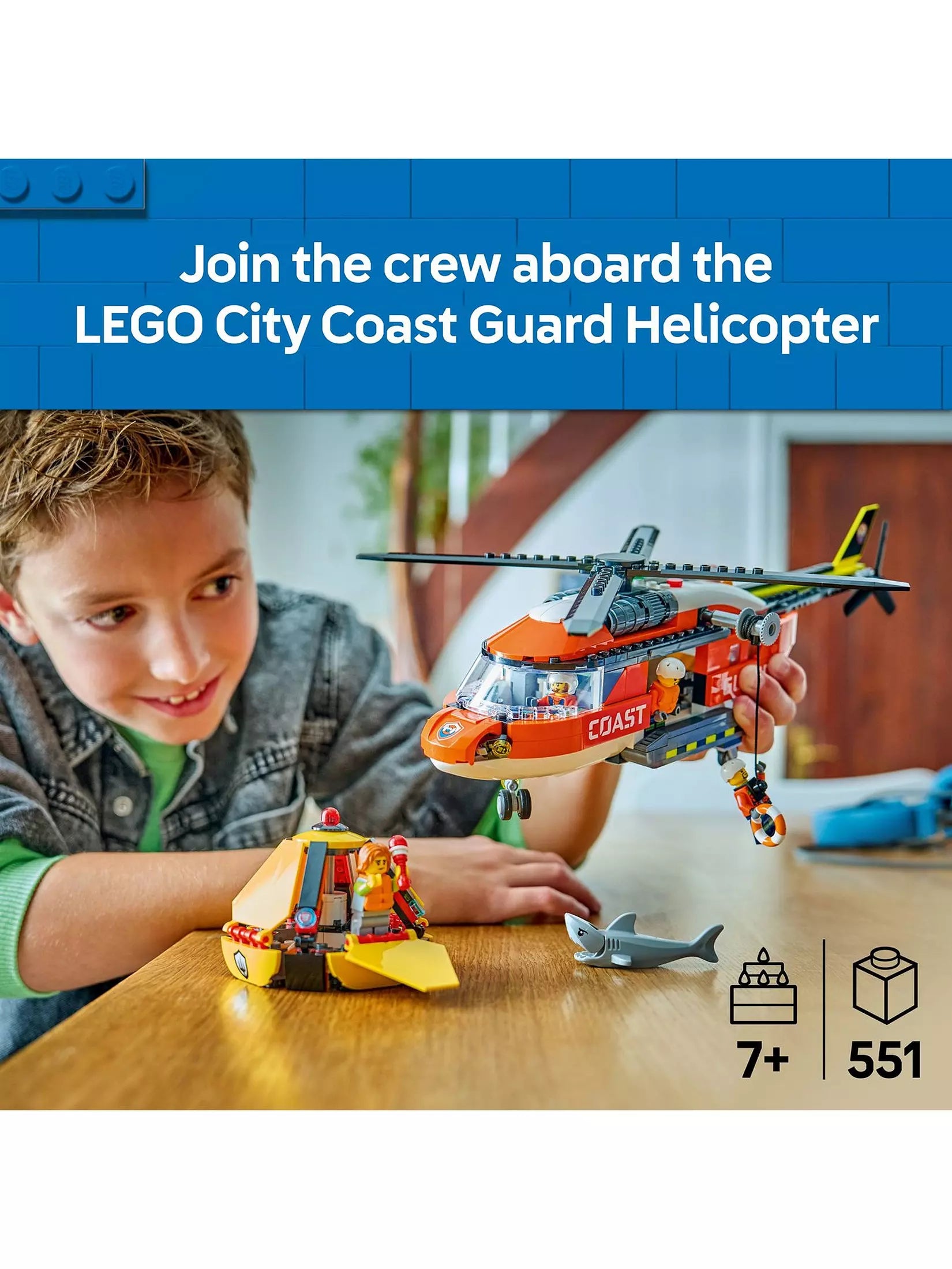 Lego City 60503 Coast Guard Helicopter