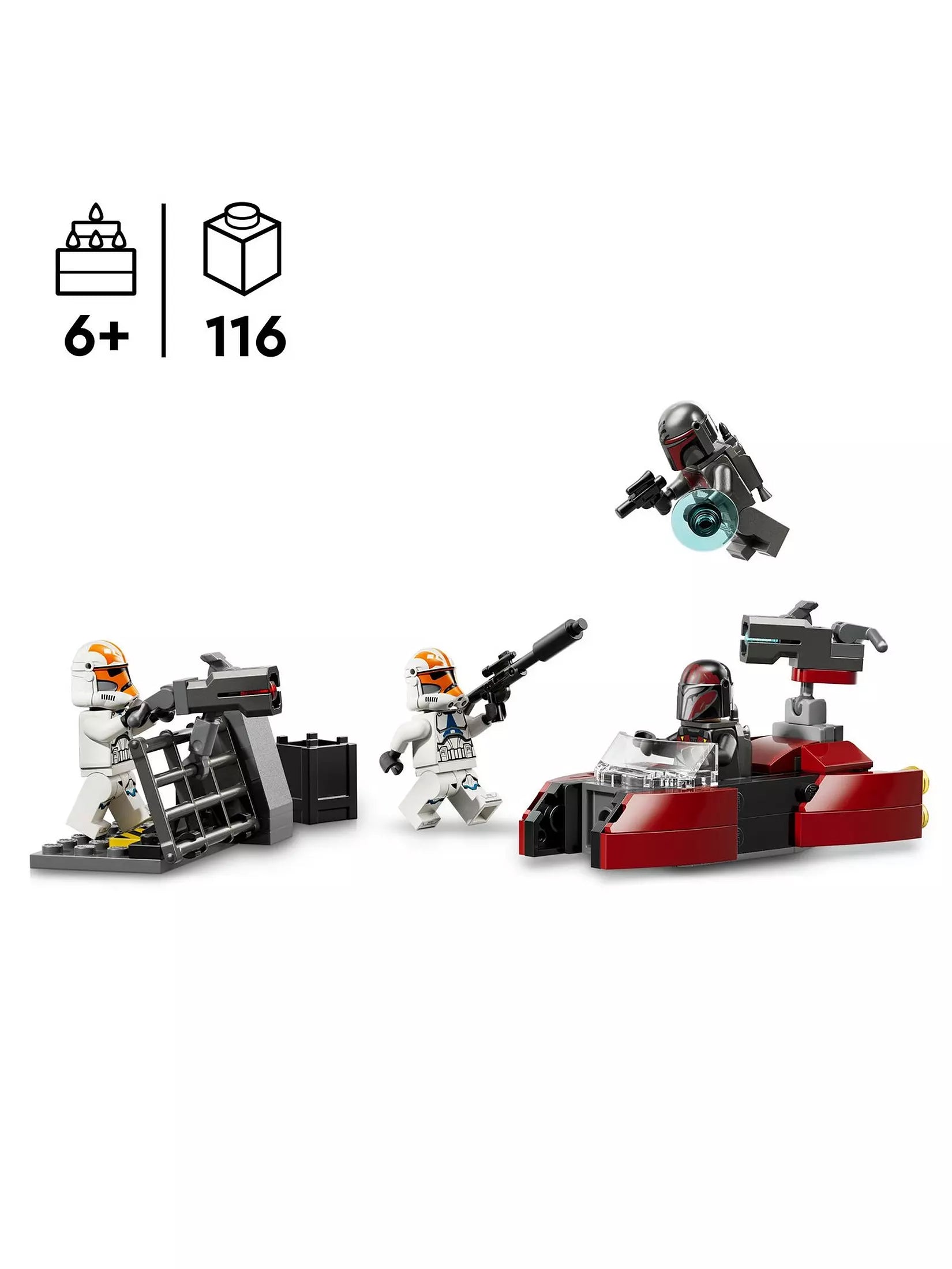 Lego Star Wars 75449 Siege Of Mandalore Battle Pack