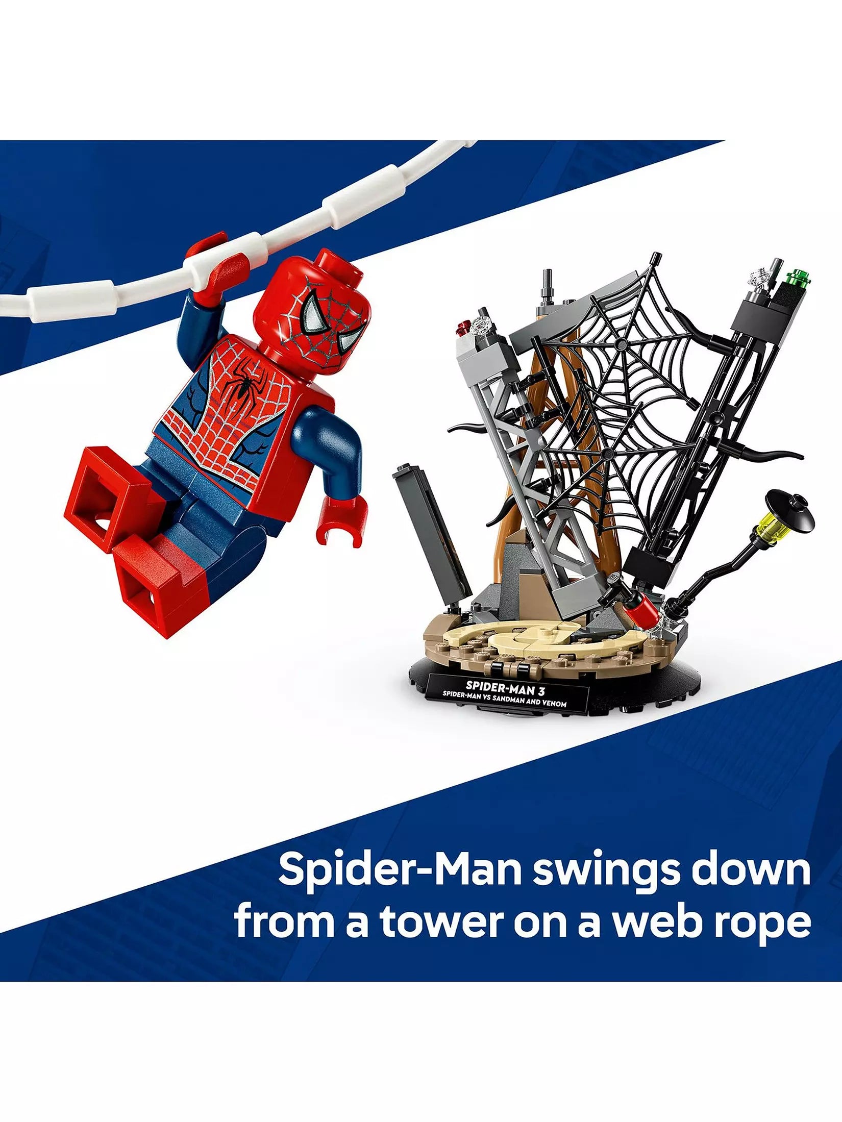 Lego Marvel 76334 Epic Battle SpiderMan vs Sandman