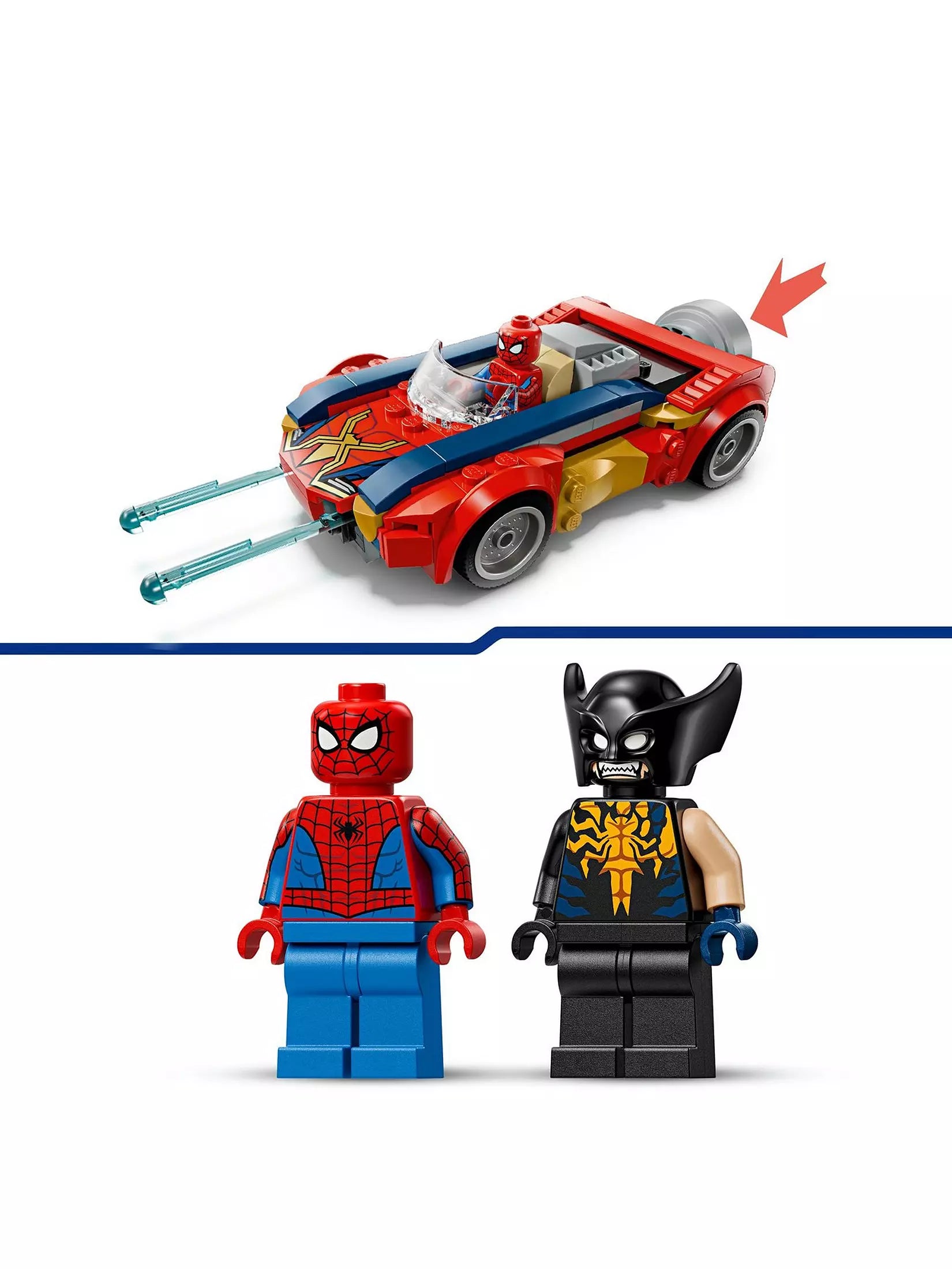 Lego Marvel 76336 SpiderMan Carvs Venomized Wolverine