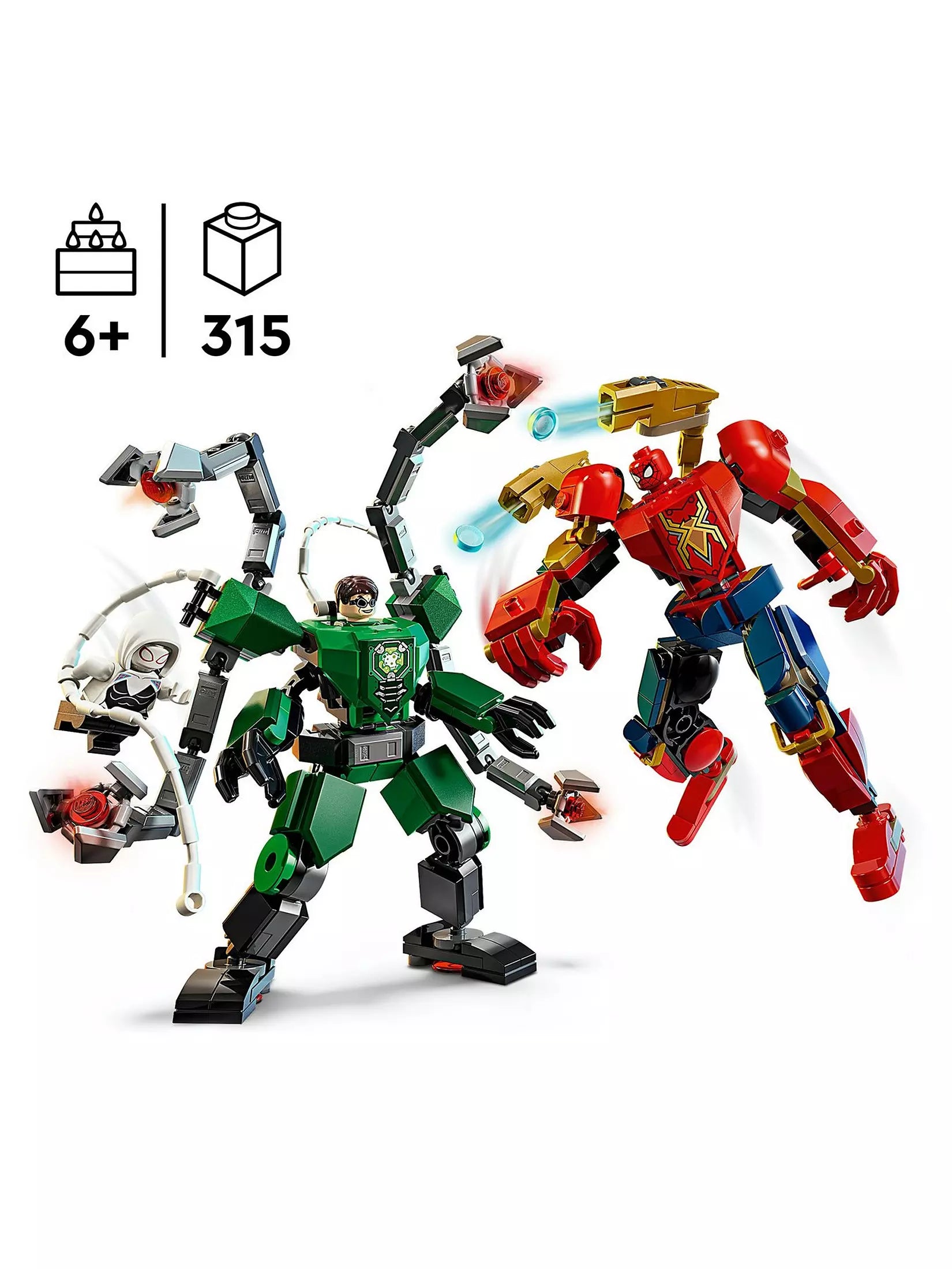 Lego Marvel 76338 Mech Battle SpiderMan vs Doc Ock